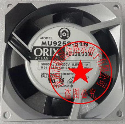 ORIX MU925S-51N 220/230V 8.5/8W fan ORIX MU925S-51N 220/230V 8.5/8W fan